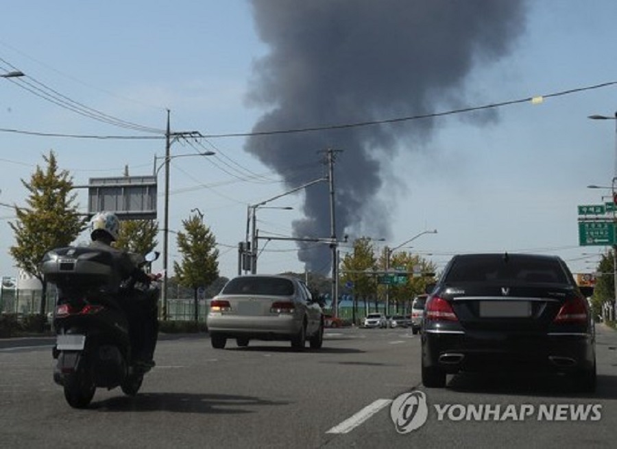 جزئیات انفجار مهیب در کره جنوبی
