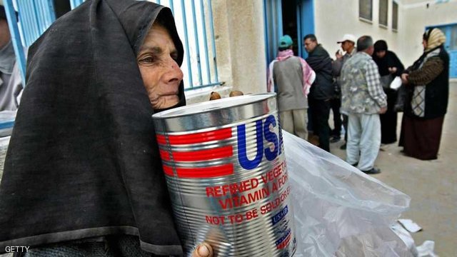 پایان پروزه های امدادی واشنگتن در فلسطین