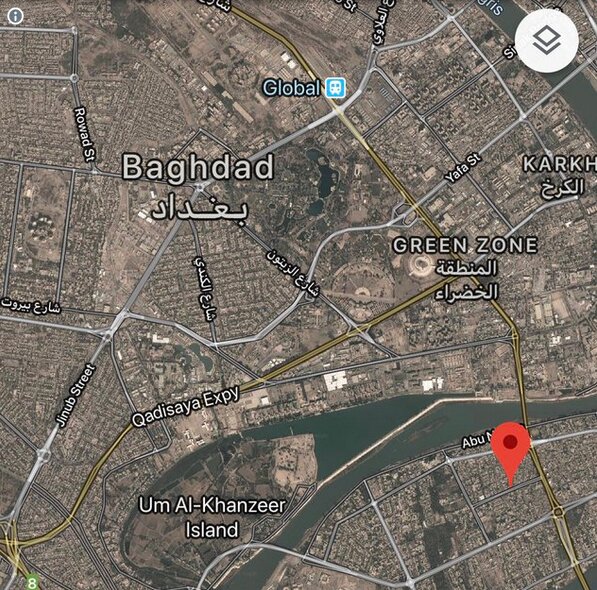 شلیک موشک به نزدیکی سفارت امریکا در بغداد