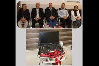 اهدای دستگاه اکوکاردیوگرافی به شبکه بهداشت و درمان شهرستان خواف توسط شرکت فولاد سنگان