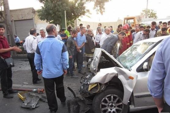 تصادف وحشتناک و مرگبار در خیابان شهید رجایی تهران / تصاویر