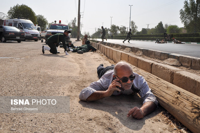 گزارش میدانی خبرنگار- عکاس حاضر در حادثه تروریستی امروز اهواز/ تصاویر