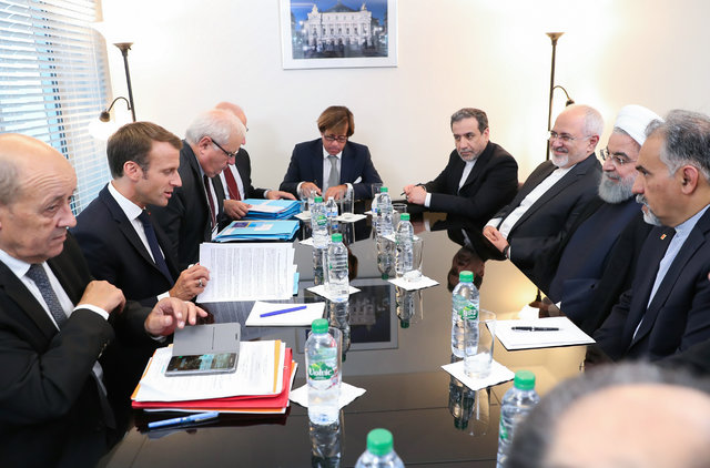 جزئیات دیدار روحانی و رئیس جمهور فرانسه