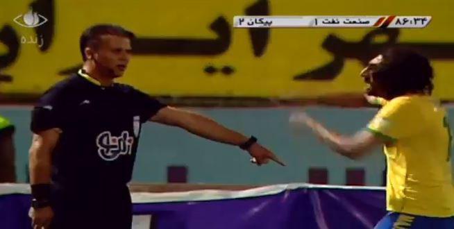 جنجالی ترین و عجیب ترین مسابقه لیگ برتر فوتبال ایران / تصویر