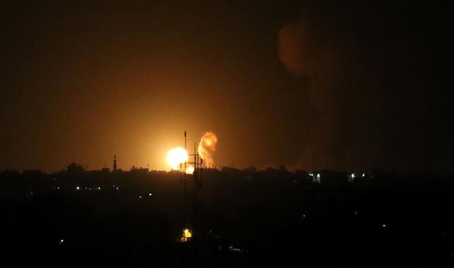 جنگنده های رژیم صهیونیستی به غزه حمله کردند