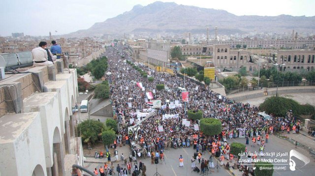 تظاهرات عظیم مردم یمن علیه ائتلاف عربی
