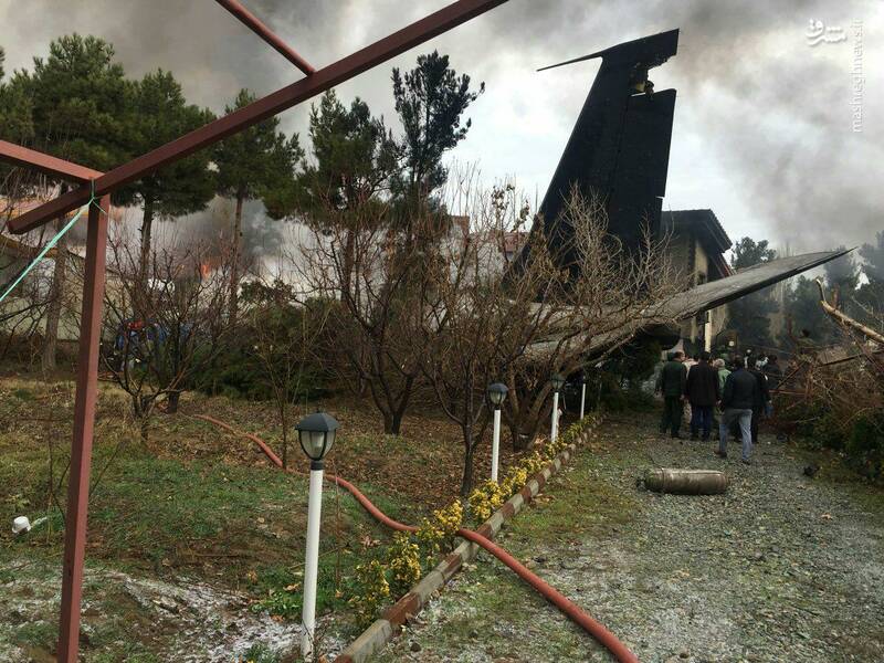 تصاوير سقوط هواپيما باري در صفادشت