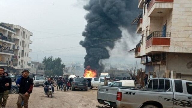 انفجار خودروی بمب گذاری شده در سوریه