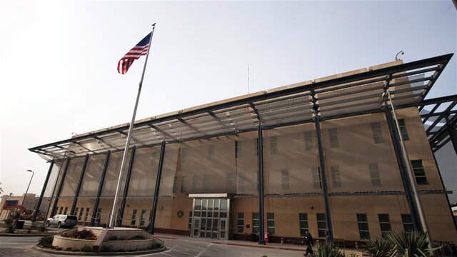 آژیر خطر سفارت امریکا در بغداد به صدا در آمد