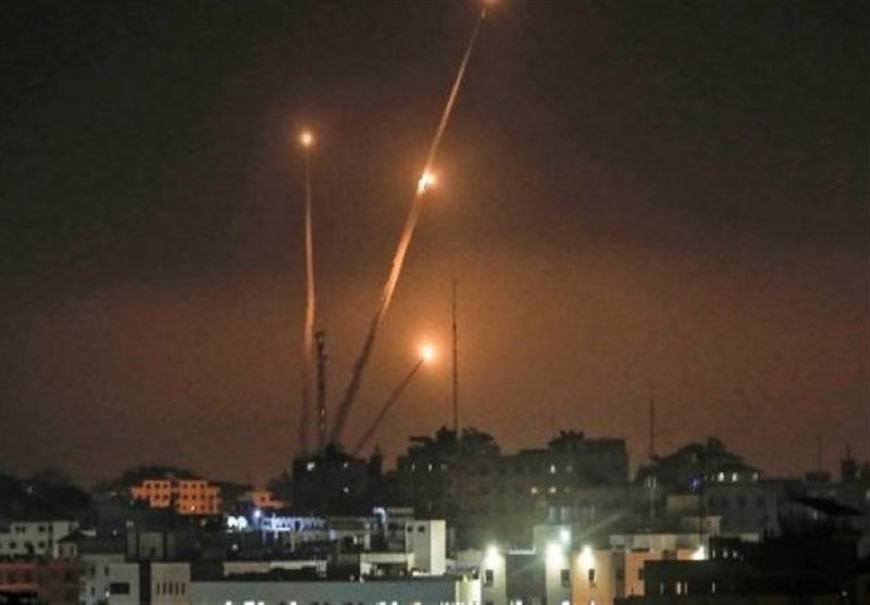 حمله موشکی به یک پایگاه هوایی در فلسطین اشغالی