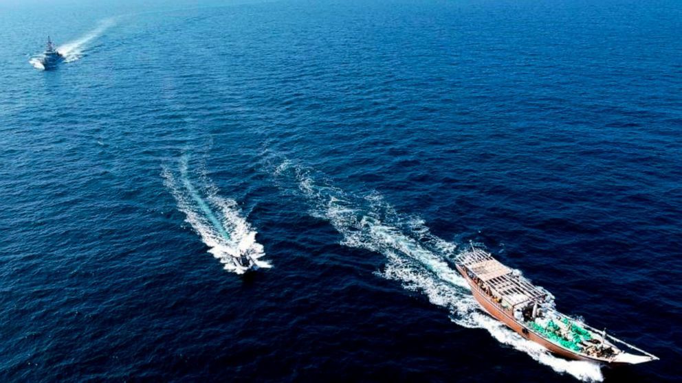 ادعای آمریکا درباره توقیف کشتی حامل سلاح ایران به یمن