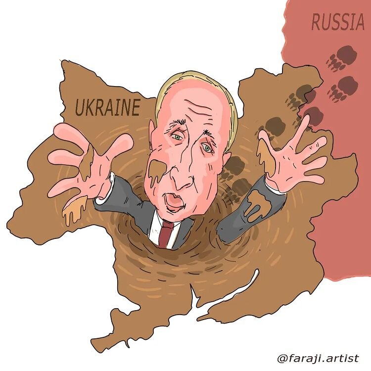 پوتین در باتلاق جنگ اکراین