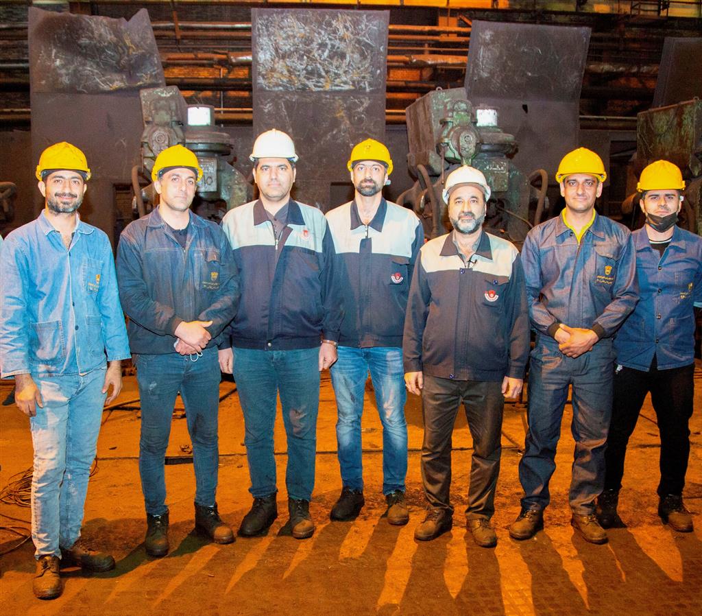 ثبت رکورد تولید پروفیل میلگرد آجدار سایز ۲۲ در ذوب آهن اصفهان