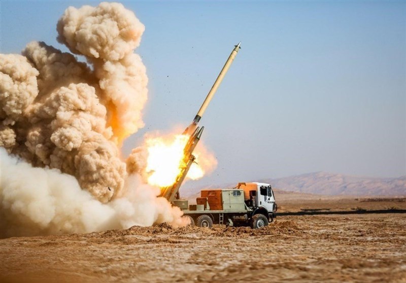 حمله توپخانه نیروی زمینی سپاه به مقر تروریست‌ها در اربیل